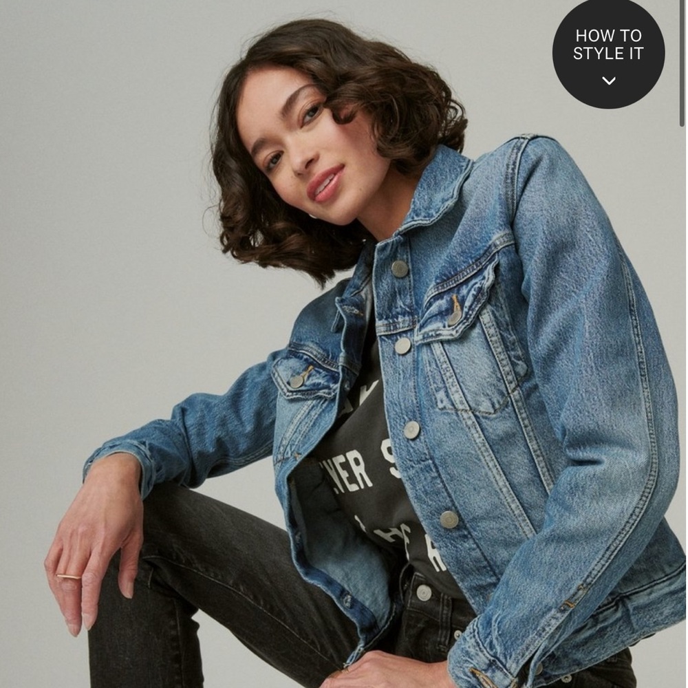 Lucky Brand- Tomboy Denim Trucker Jacket
